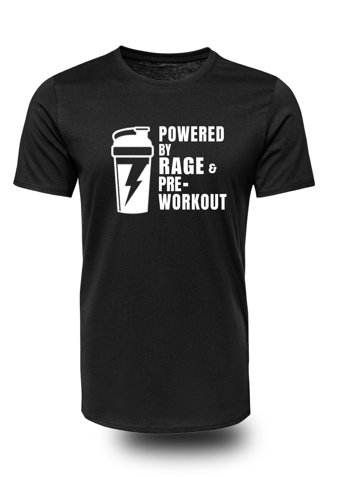Adult T-Shirt *Power by Rage & Pre-Workout*